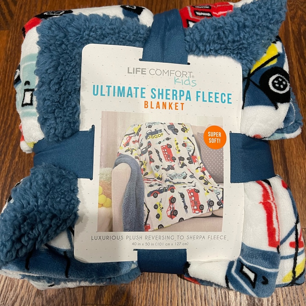 Life Comfort Kid’s Ultimate Sherpa Fleece Blanket